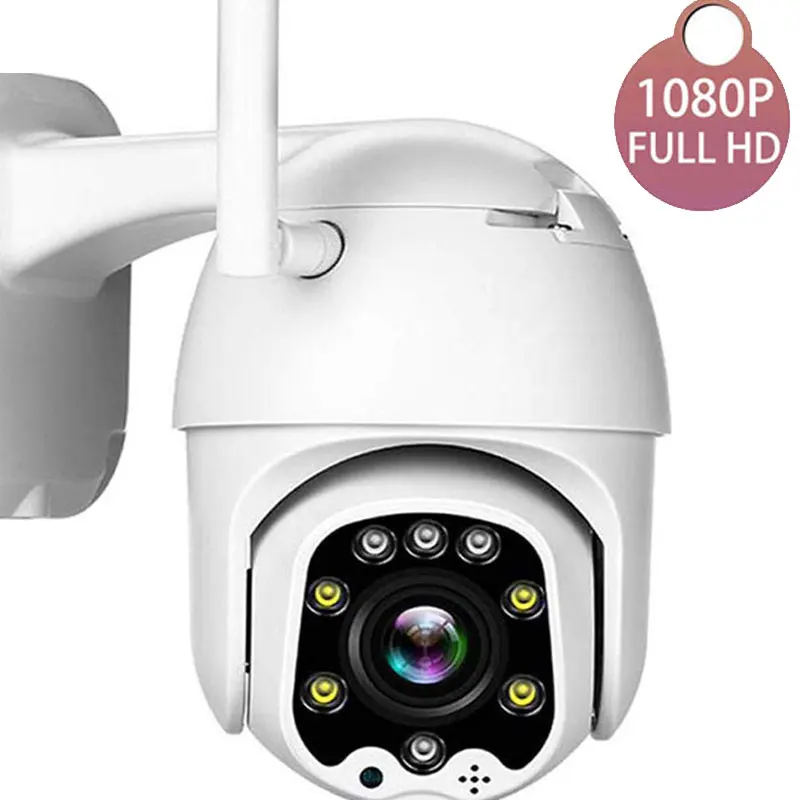 Новейшая HD 1080P радионяня Wifi IP камера PTZ наружная беспроводная 2 МП 4X зум скоростной