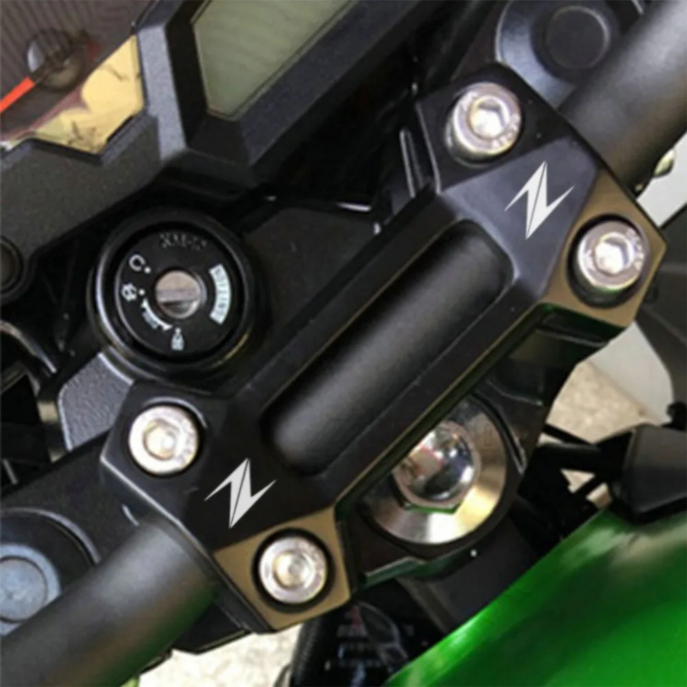 Z руль мотоцикла подъемный зажим крышка CNC алюминиевые аксессуары для Kawasaki Z250 2012