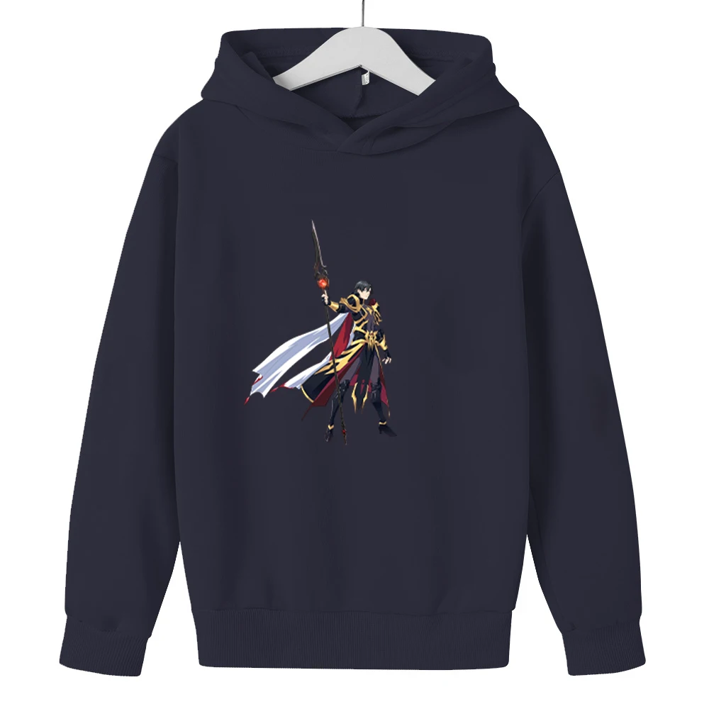 

2021 Sell Like Hot Cakes Kids Clothes Girls Hoodies Cartoon Harajuku Outwear Full Time Master Printed Top 4-14T Cute Girl
