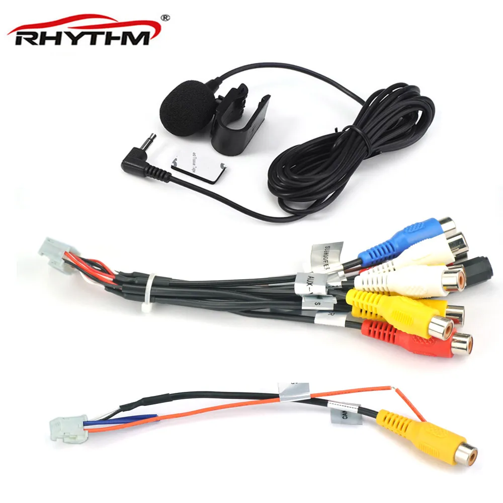 Кабель Питания RCA подходит только для системы Rhythm и LEXXSON и EZNOETRONICS android имеет вход микрофона камера вход и микрофон