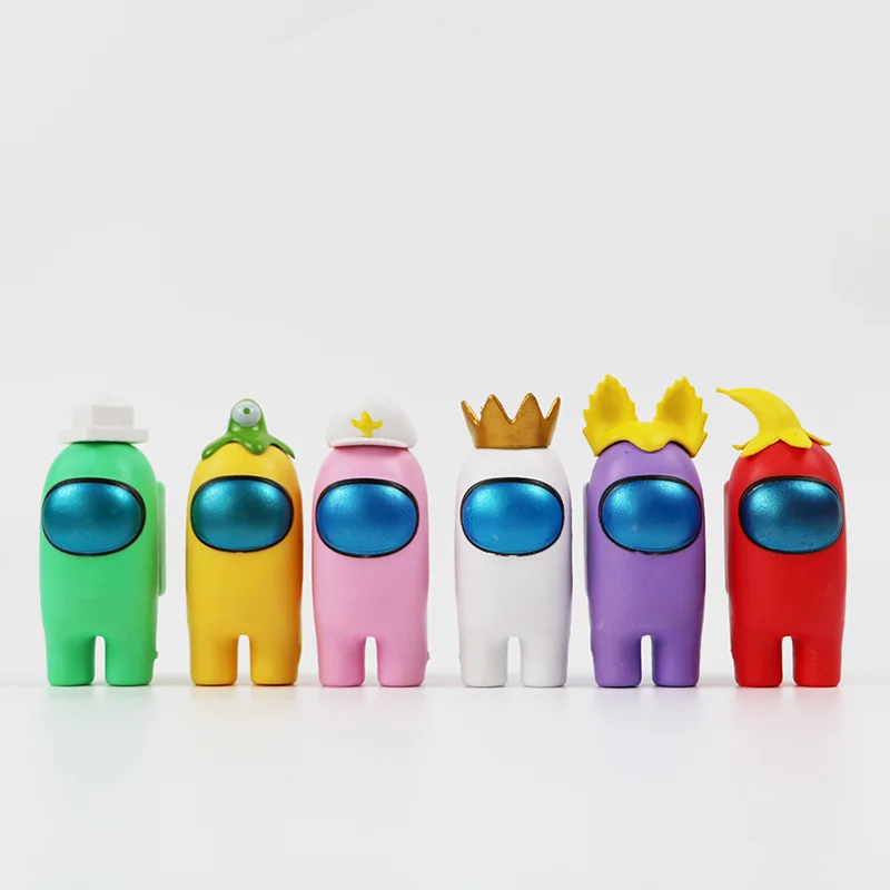 

6 Pcs/Set Collection Statue Blind Box Plush Games Dolls PVC Action Figures Model Kawaii Toys Christmas Birthday Gifts 8-10cm
