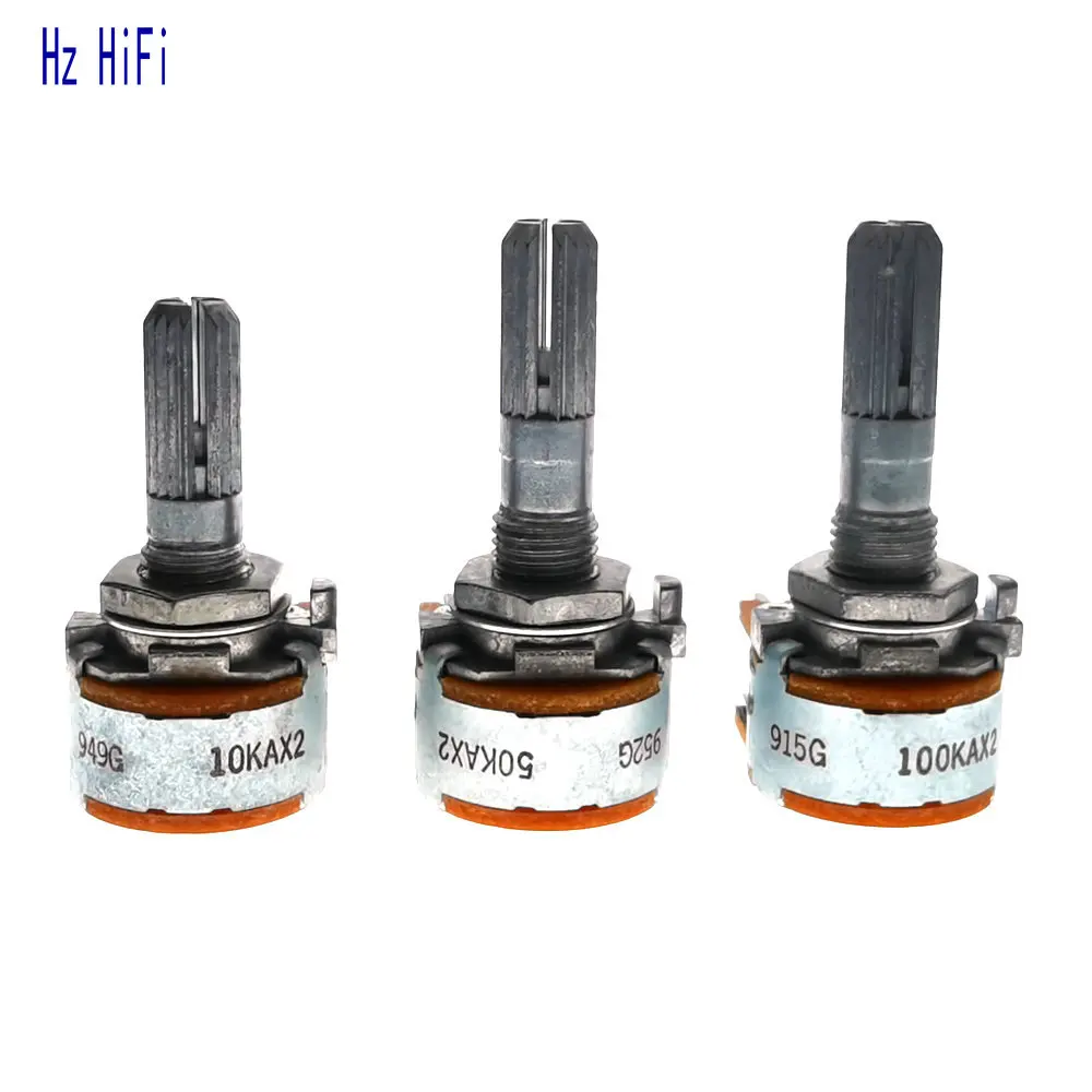 3 шт Япония ALPS RK163 10K 50K 100K 10KAX2 50KAX2 100KAX2 Hi Fi аудио наушники с двумя поворотные