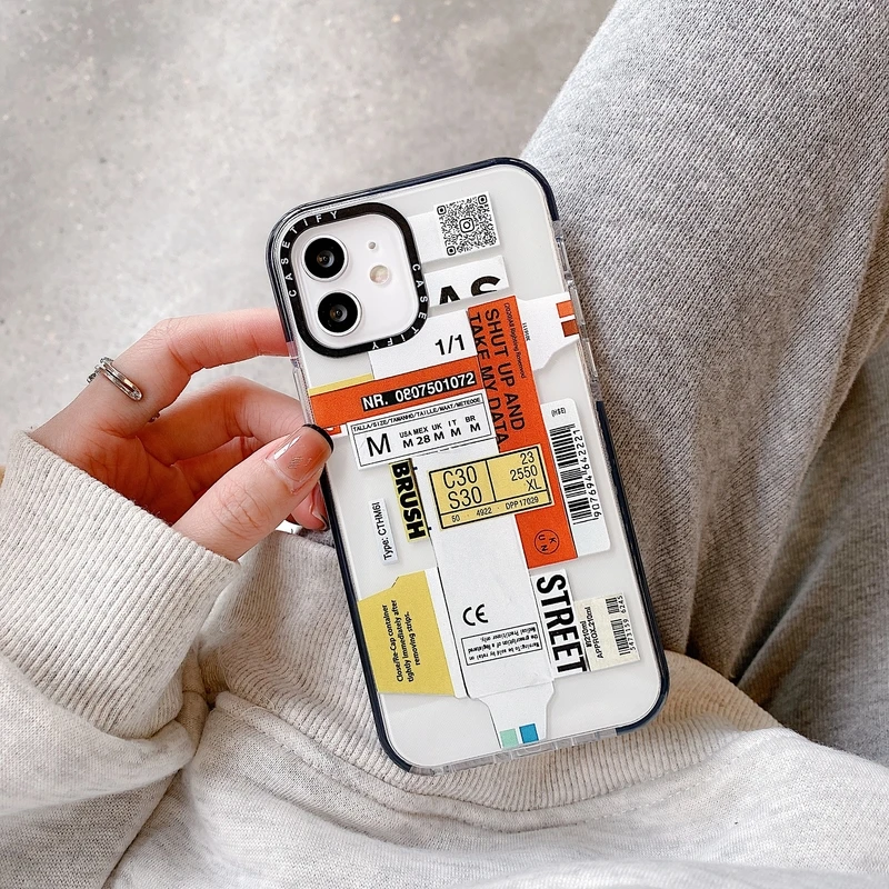 

luxury Art Retro Label Phone Case For iPhone 13 Pro Max 12 11 Pro Max X Xs Max Xr 7 8 Puls SE 2020 Cases Soft Silicone Cover