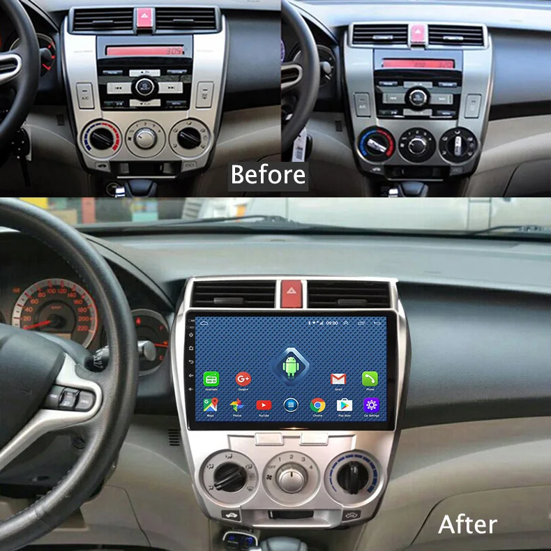 4G Lte All Netcom 10 дюймов Android 8 0 Автомобильная GPS-навигация для Honda City 2008-2014 Поддержка