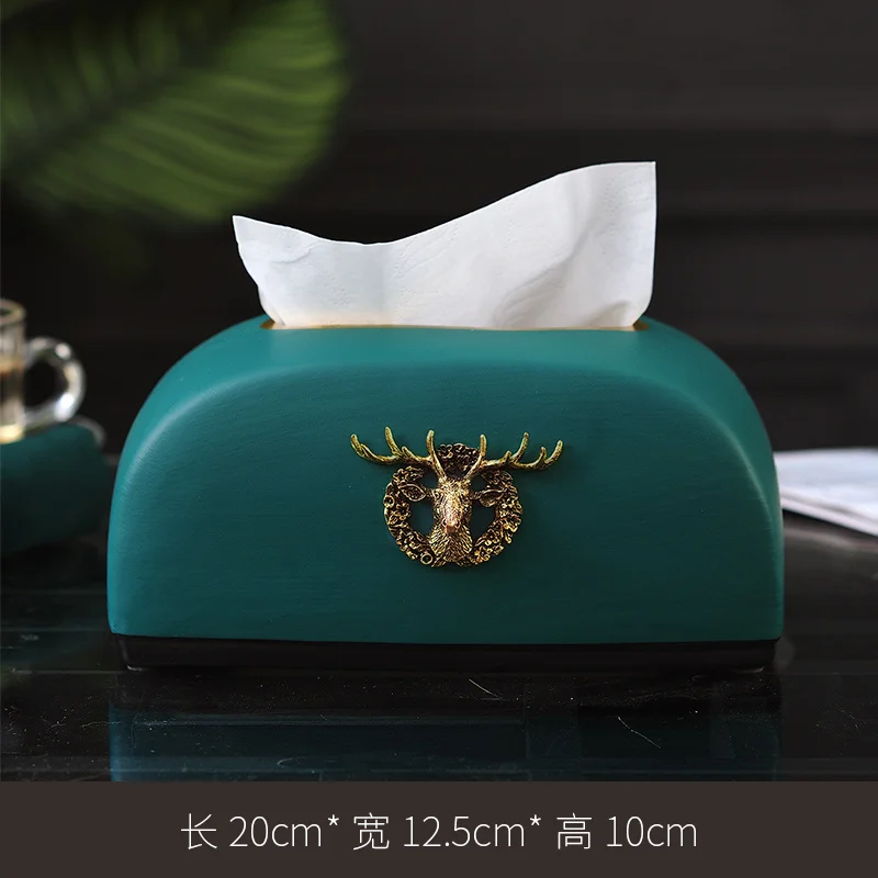 

Nordic Luxury Tissue Box Desk Organizer Wipes Case Wipes Case Tissue Box Remote Portable Portable Tissue Storage Box AB50ZJ