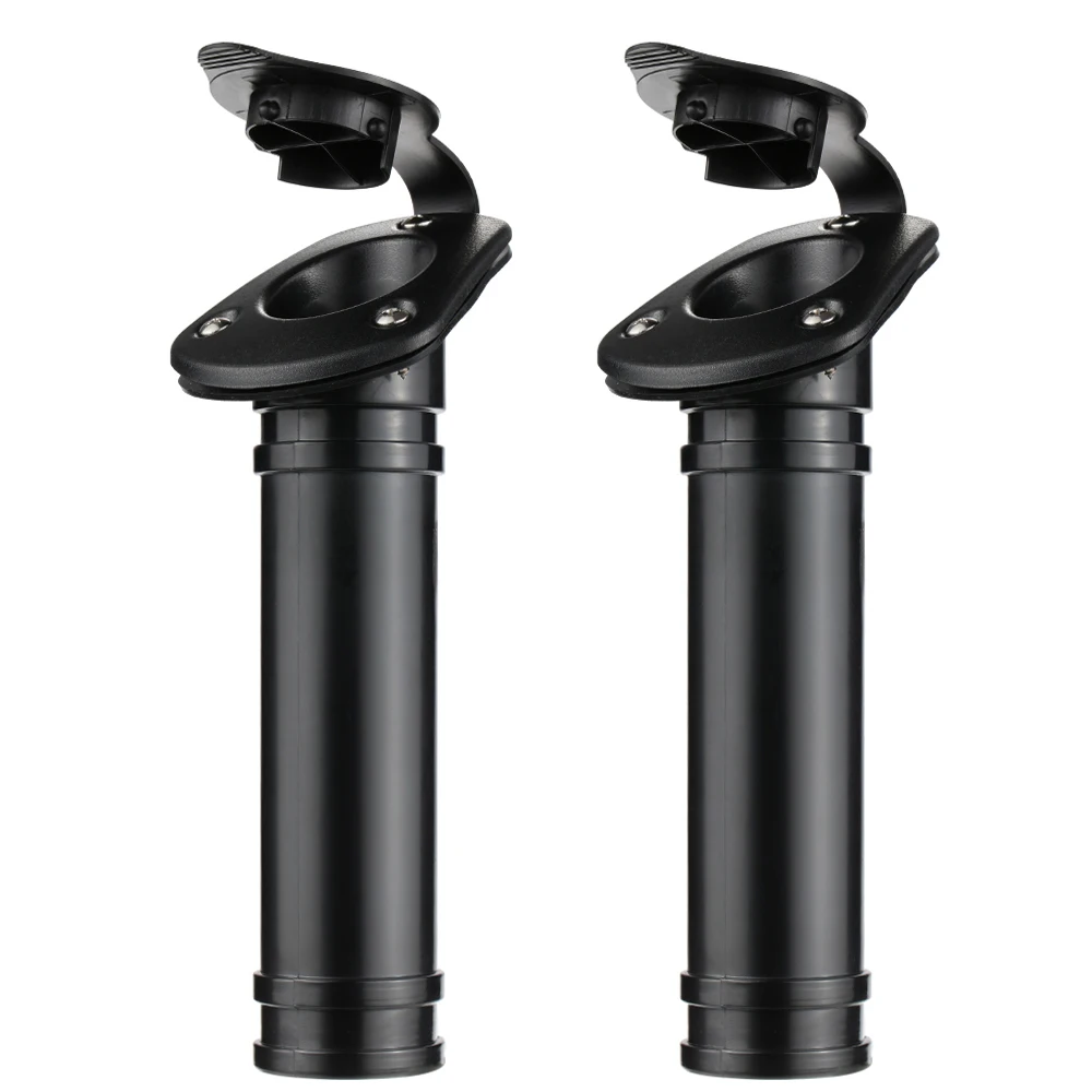 2 шт. с плоским дном Портативный держать удочек Кепки прокладка крышки удочка