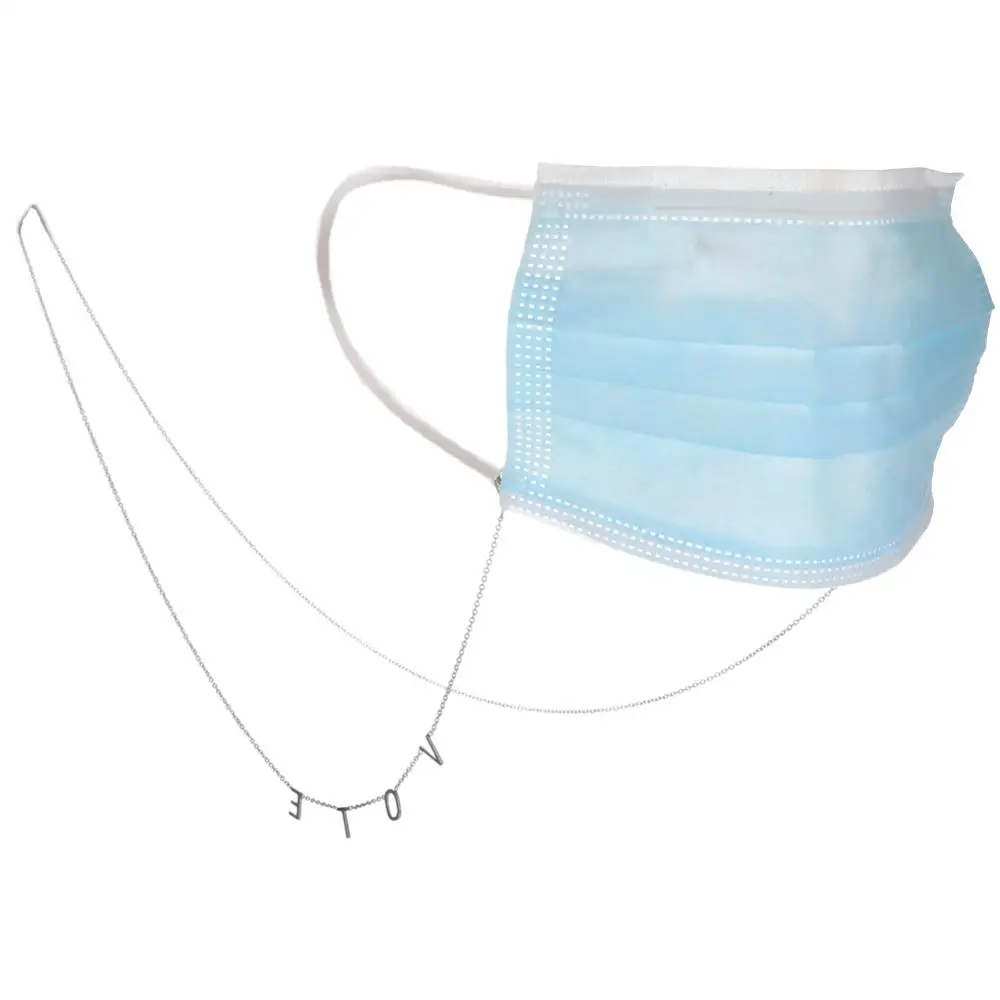 

Lucktune Customized Initial Letters Chain for Glasses Personalized Face Mask Chain Necklace Sunglasses Straps Stainless Steel