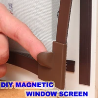invisible fly mosquito screen net mesh custom made diy magnetic window screen fit windows up to any size removablewashable