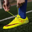 Новинка, 5 видов, модные мужские и детские футбольные бутсы FGAG, тренировочные кроссовки, уличная футбольная одежда, длинные шипы, спортивная обувь, размер 31-45