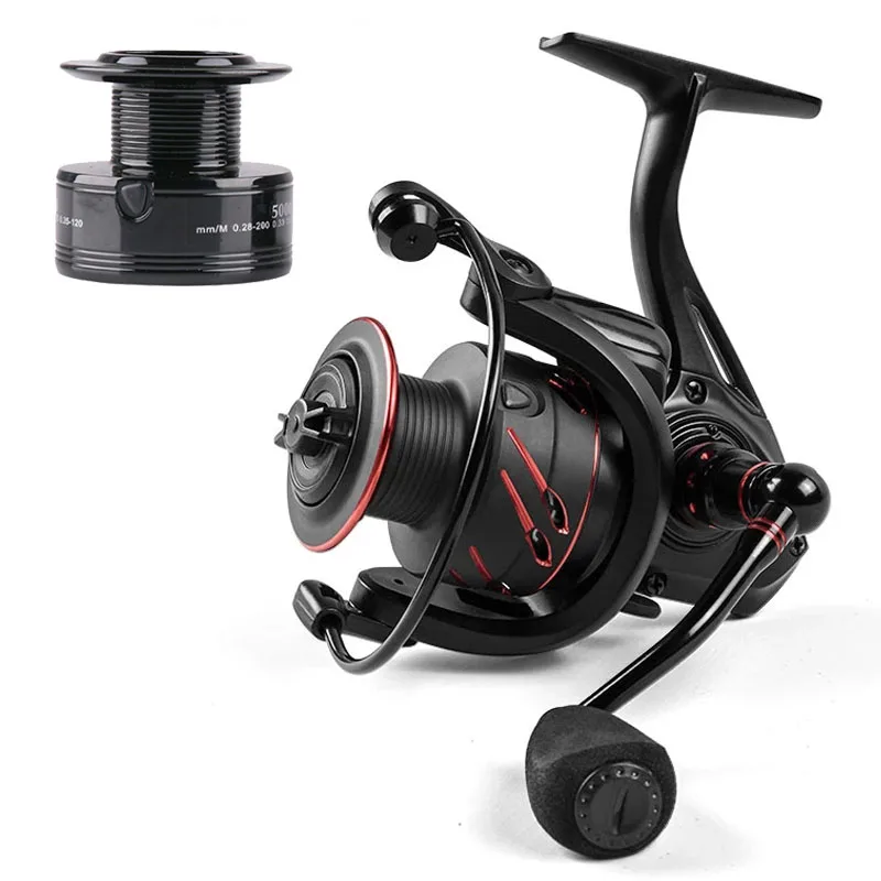 

2021 New Fishing Reel Spinning Full Metal Spool Spinning Reel 8-10Kg Max Drag Carp Fishing Reel Molinete De reel for spinning