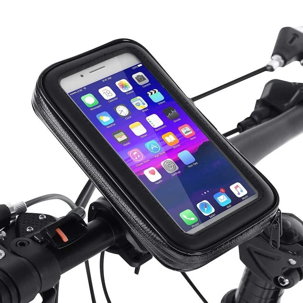

Universal bracket for waterproof cover of bicycle, motorcycle and mobile phone