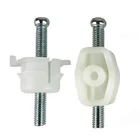 Зажим для передней фары автомобиля 701941141A, 2 шт., регулировка фары, винт для VW Transporter Caravelle Eurovan, для автобуса T4 1990-2003