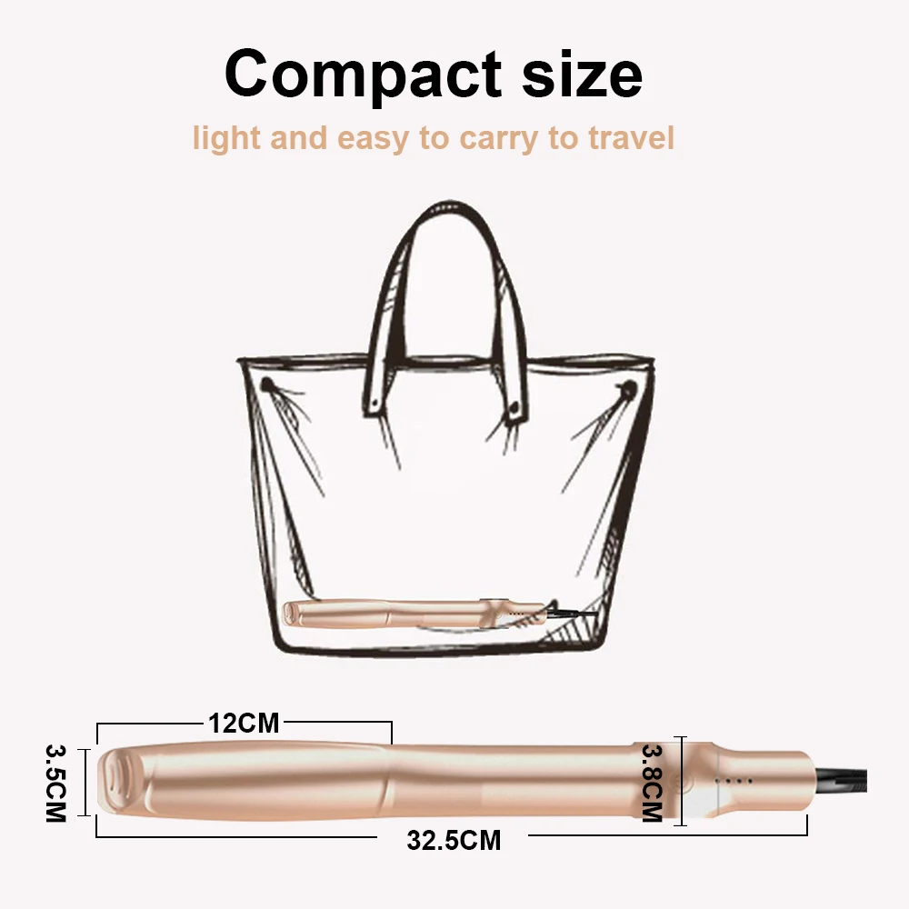 Профессиональный Выпрямитель для волос щипцы завивки 2 в 1 турмалин Керамика