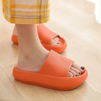 2021 new thick platform slippers women indoor bathroom slipper soft eva anti slip lovers home floor slides ladies summer shoes