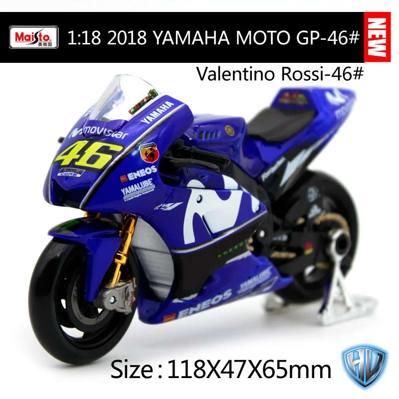 31594-46 Maisto 1:18 YAMAHA M1 46# Rossi 25# мотоцикл литье под давлением для коллекции GP гоночный мотоцикл модель автомобиля diecasts для взрослых 31594 - Цвет: 31594-46