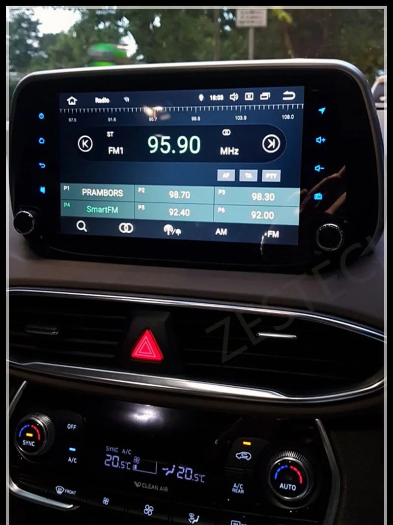 Автомобильный радиоприемник Octa core android10 для hyundai Santa Fe IX45 2018 2019 2020 автомобильный