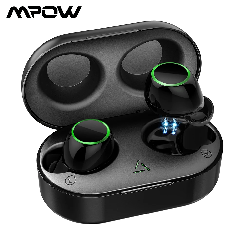 Улучшенные наушники Mpow T6 TWS Bluetooth 5 0 3D стереонаушники с сенсорным управлением