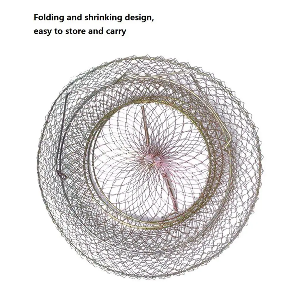1 шт. складная стальная проволока для приманки ловли рыбы Краб кальмар креветки