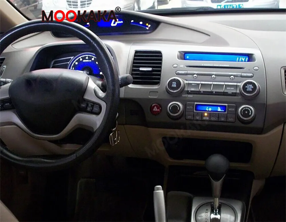 Автомобильный мультимедийный проигрыватель на Android 10 0 4G GPS для Honda Civic 2006 2007 2008 2011