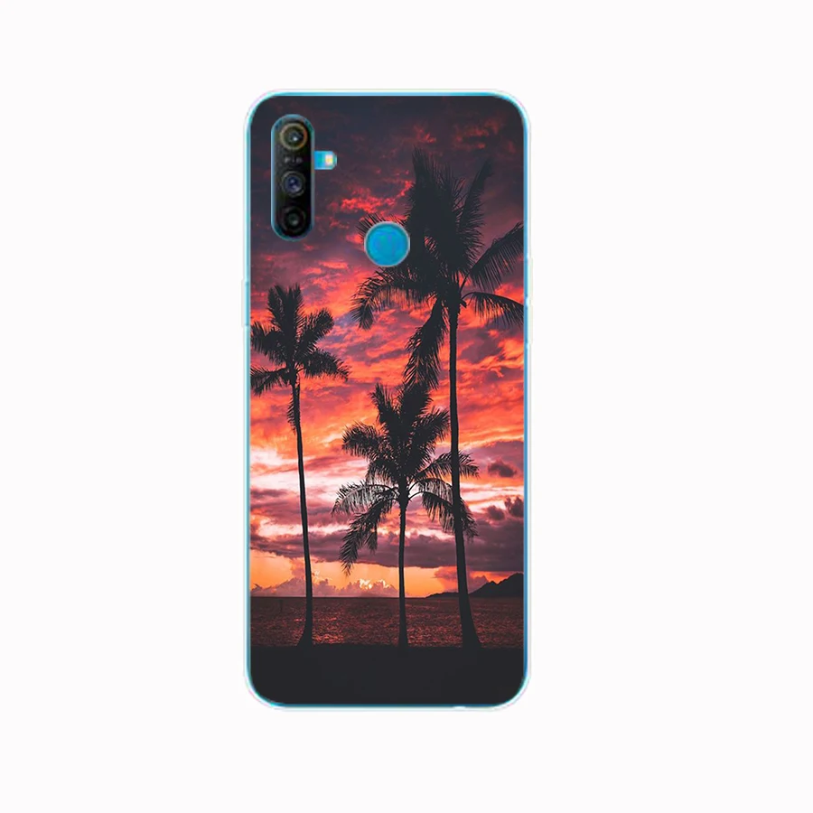 71 summer Beach Scene at Sunset on sea gift Soft Silicone Tpu Cover phone Case for OPPO A1K A5S A7 AX7 A5 A9 2020 Realme C3 Case images - 6