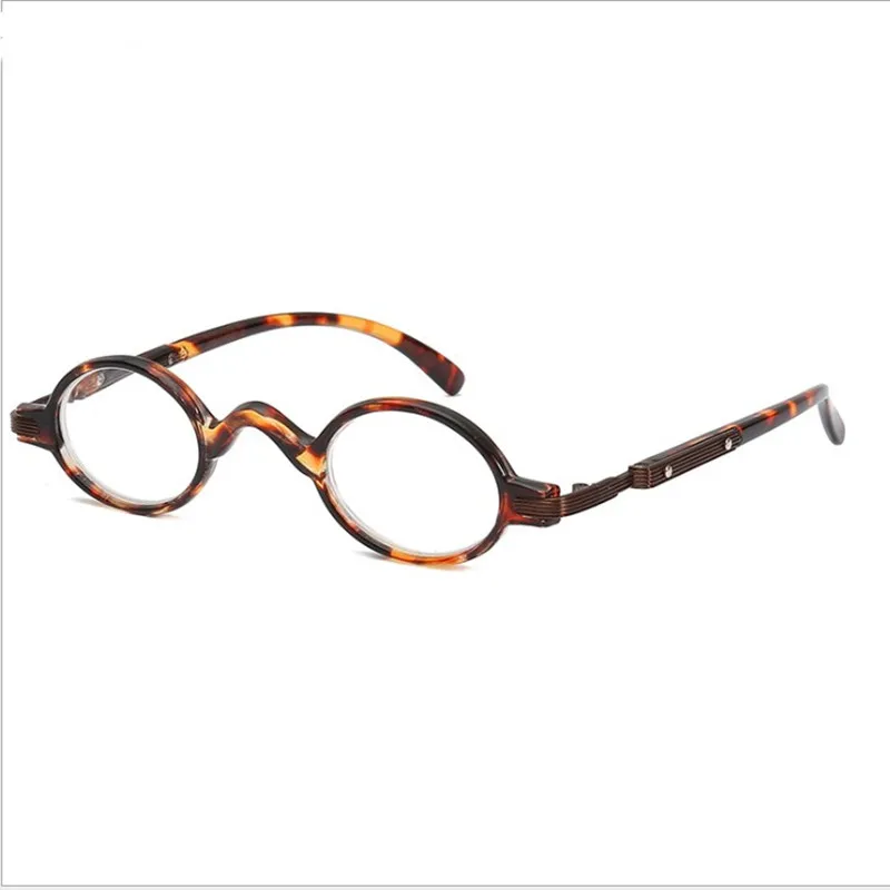 GNS16Chocolate color Круглые ультралегкие ретро очки для чтения, мужские и женские очки из смолы с прозрачными линзами, прочная оправа, очки для пресбиопии 1,0 1,5 2,0 2,5 3,0 3,5 4,0 - Цвет оправы: GNS16Chocolate color