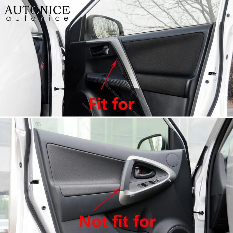 Нержавеющая ручка для крыши отделка блестками Накладка Toyota RAV4 2013 2014 2015 2016 2017 2018 |