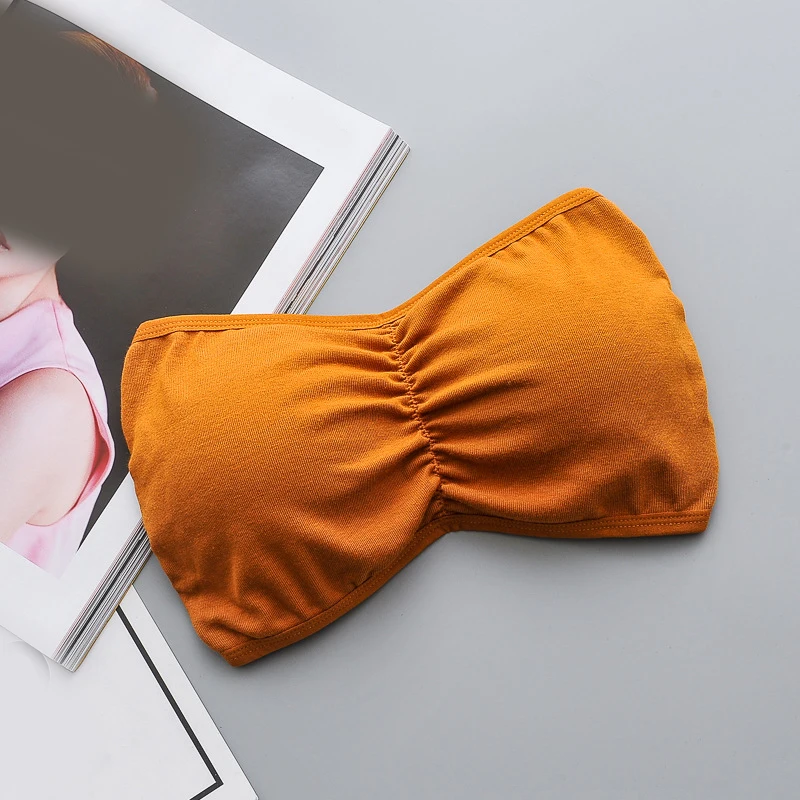 

Strapless Seamless Brassiere Women's Underwear Chest Wrap Boob Tube Top Off Shoulder Undershirt Beauty Back Tank Top