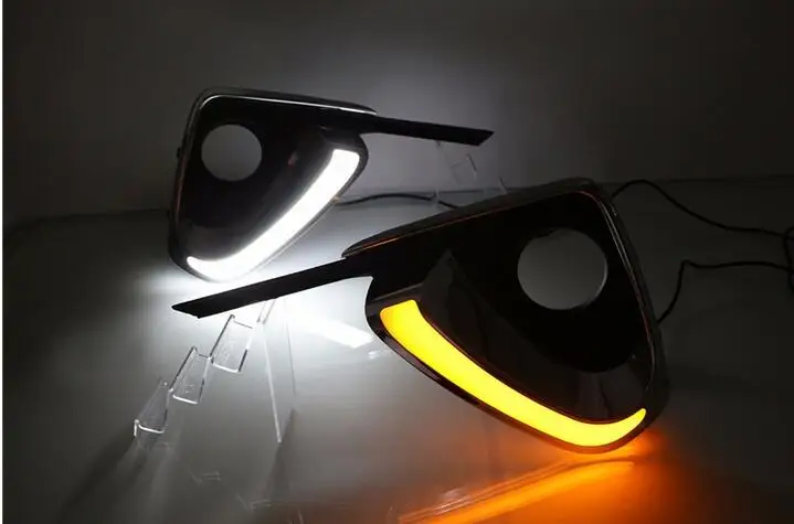 Для Тойота Королла 2015 2016 светодиодный дневные ходовые огни 12В светильник Дневной