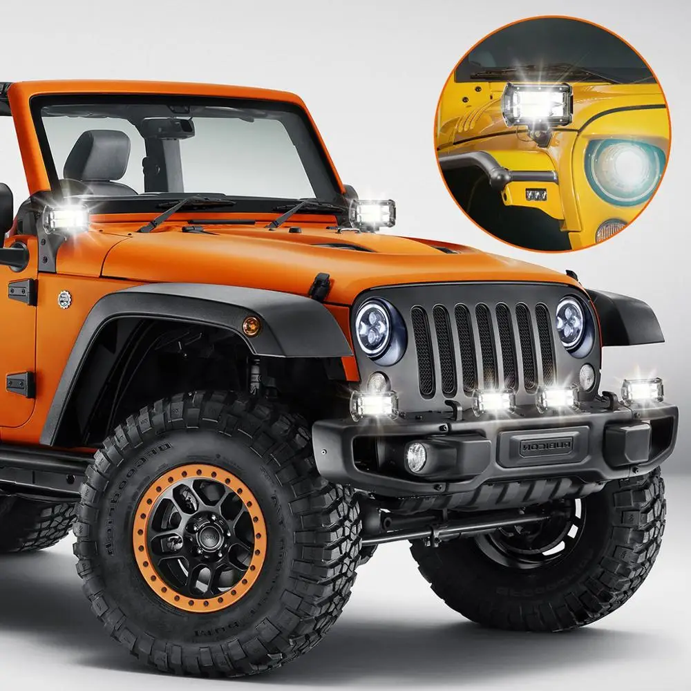 Светодиодный светильник Willpower для внедорожников 5 дюймов 72 Вт 6000K 4X4 4WD 12 В 24 |