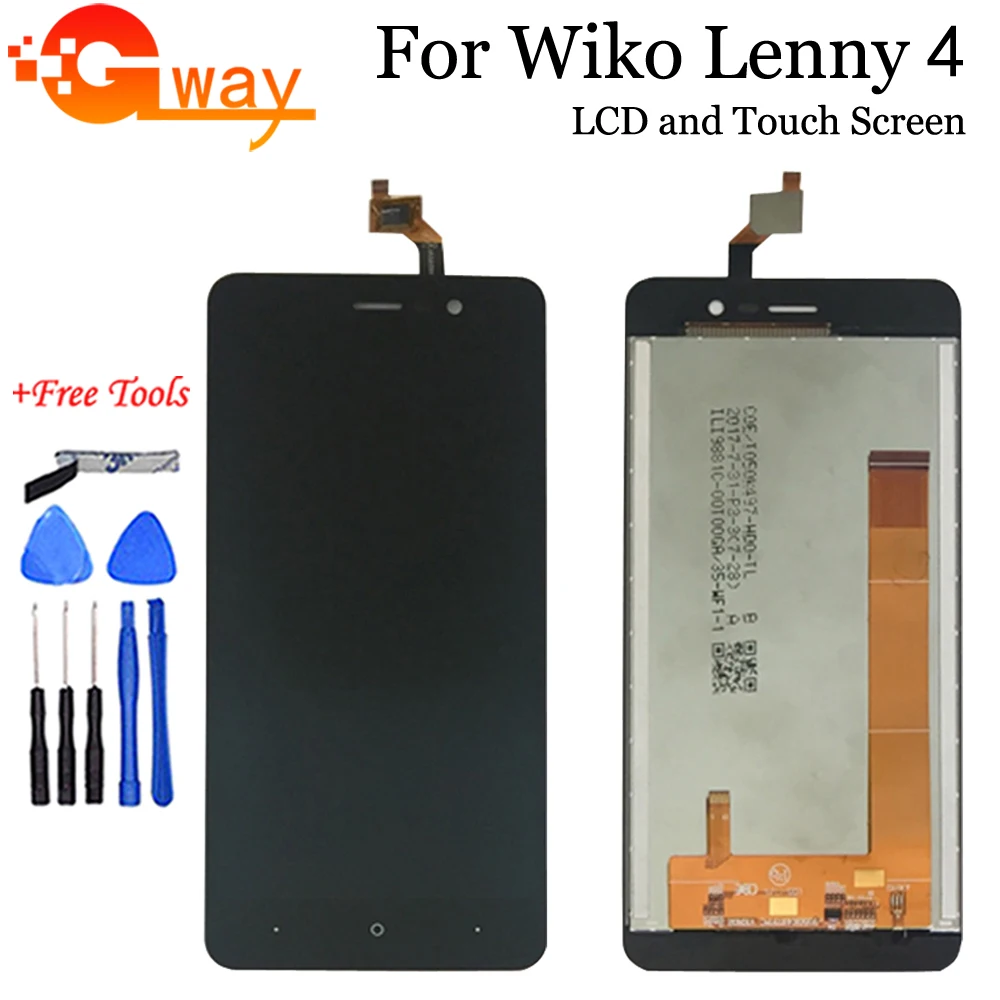 FSTGWAY для Wiko Lenny 4 ЖК дисплей и инструмент ремонта сенсорного экрана в сборе части