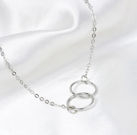 Браслет kpop Kim Tae Hyung простой двойной браслет с кругами для женщин и мужчин