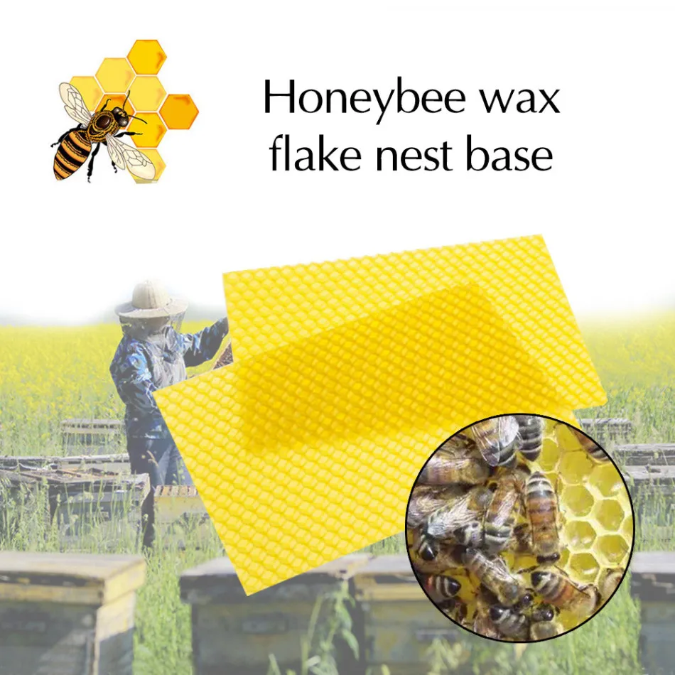 10 шт. пчелы гнездо Пчеловодство Мёд искусственная вощина воск S Hive с