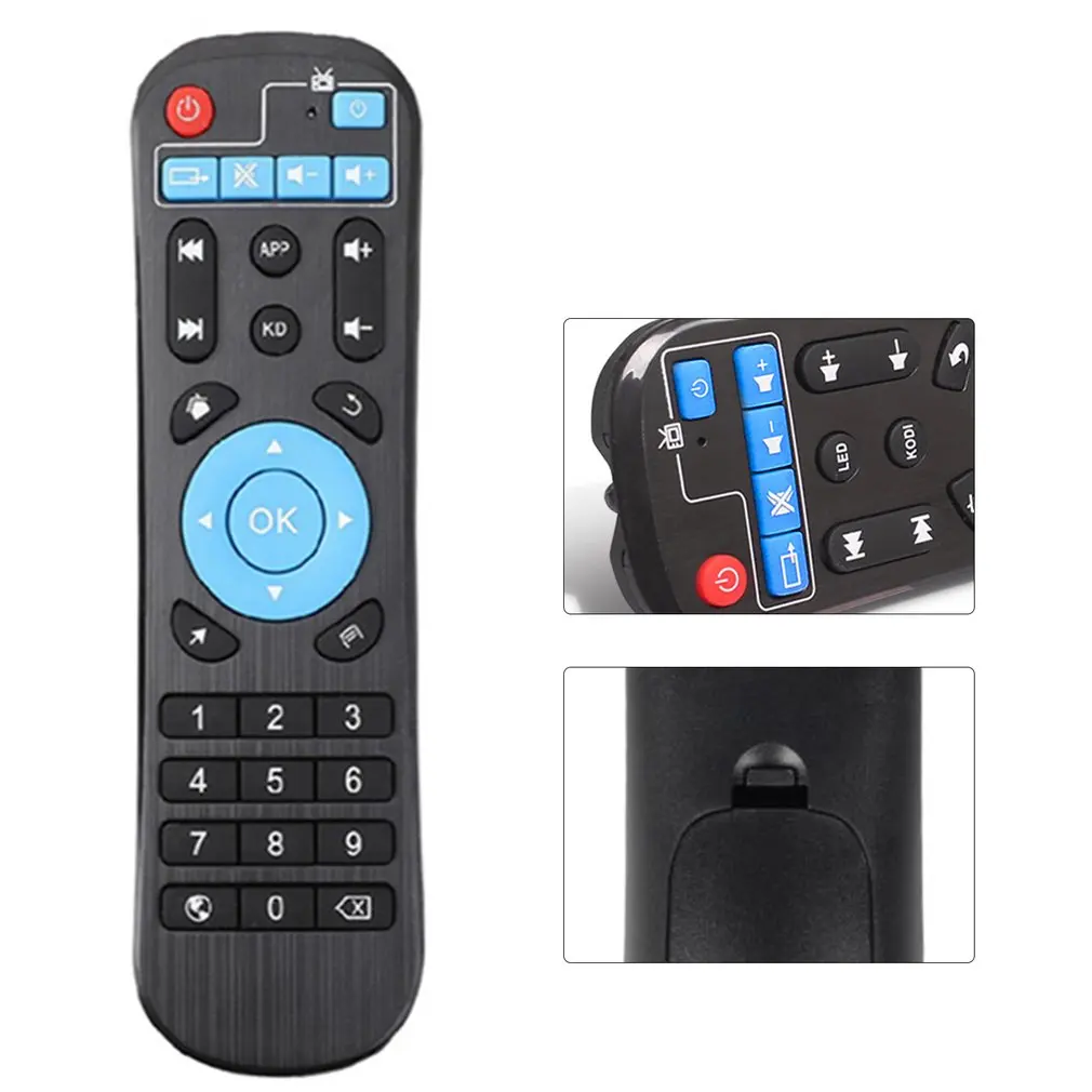 

Univeral TV BOX Remote Control Replacement for Q Plus T95 max/z H96 X96 S912 Android TV BOX Media Player IR Learning Controller
