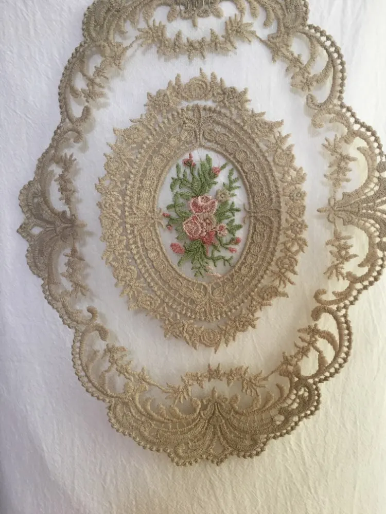 1 шт. кружевная Аппликация Планки для занавески кровать диван крышка домашний