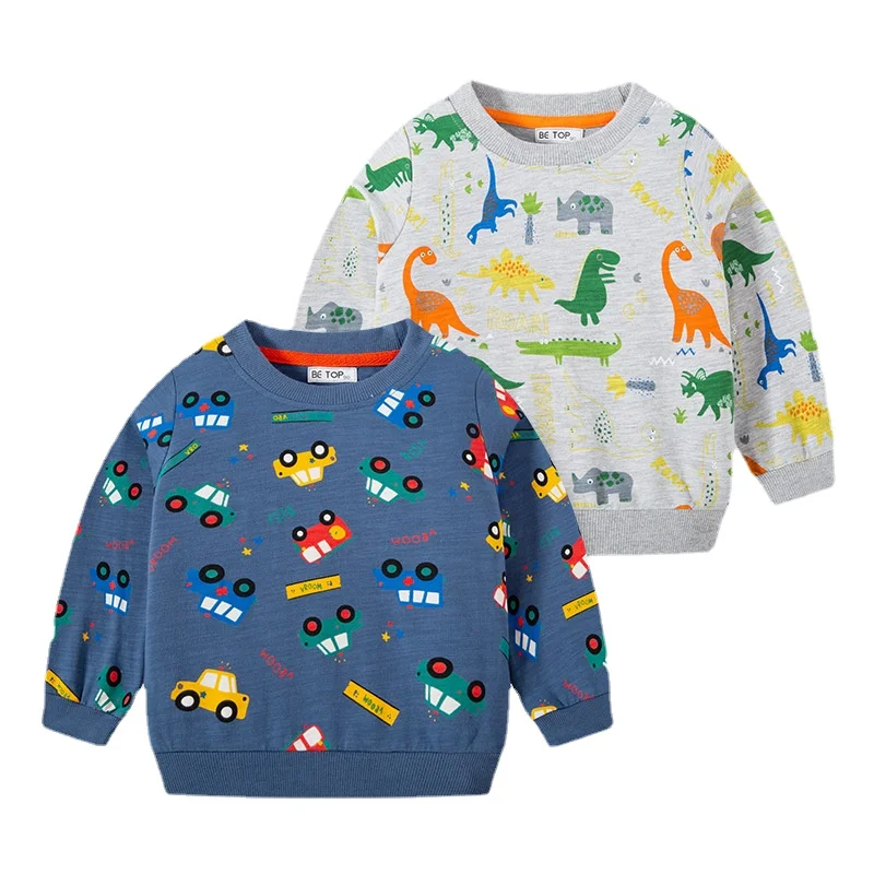 Детский свитшот для мальчиков, Рубашки, Топы, детская одежда, мультяшный Детский свитер, детская одежда, одежда для подростков
