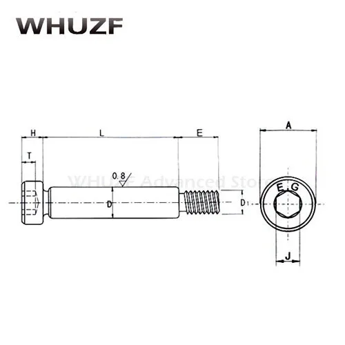 Бесплатная доставка 12 9 сценическая заглушка винтовой вал наплечный