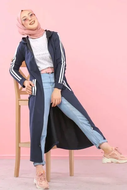 

Hijab Ferace Navy Blue-4140