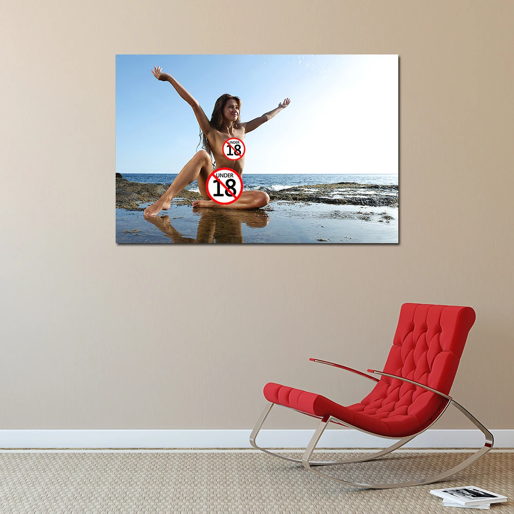 Сексуальная девушка плакат и принт холст ткань живопись для гостиной крыльцо