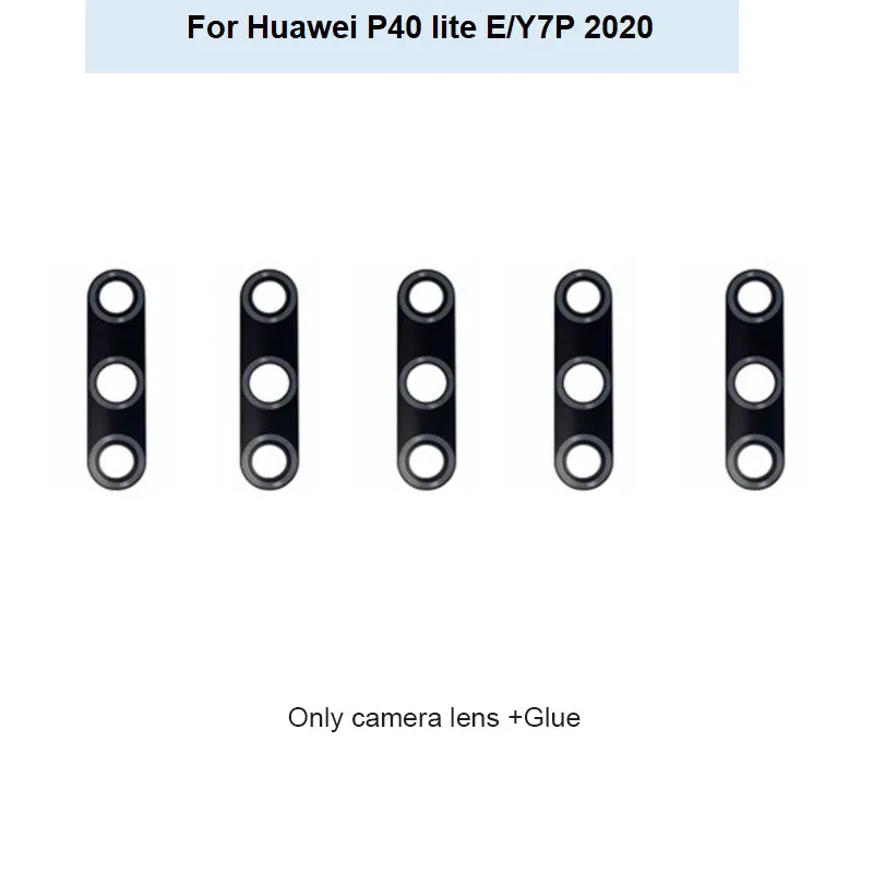 Новая задняя камера стекло для Huawei P40 Lite E/Y7P 2020 5G заднего объектива камеры корпуса