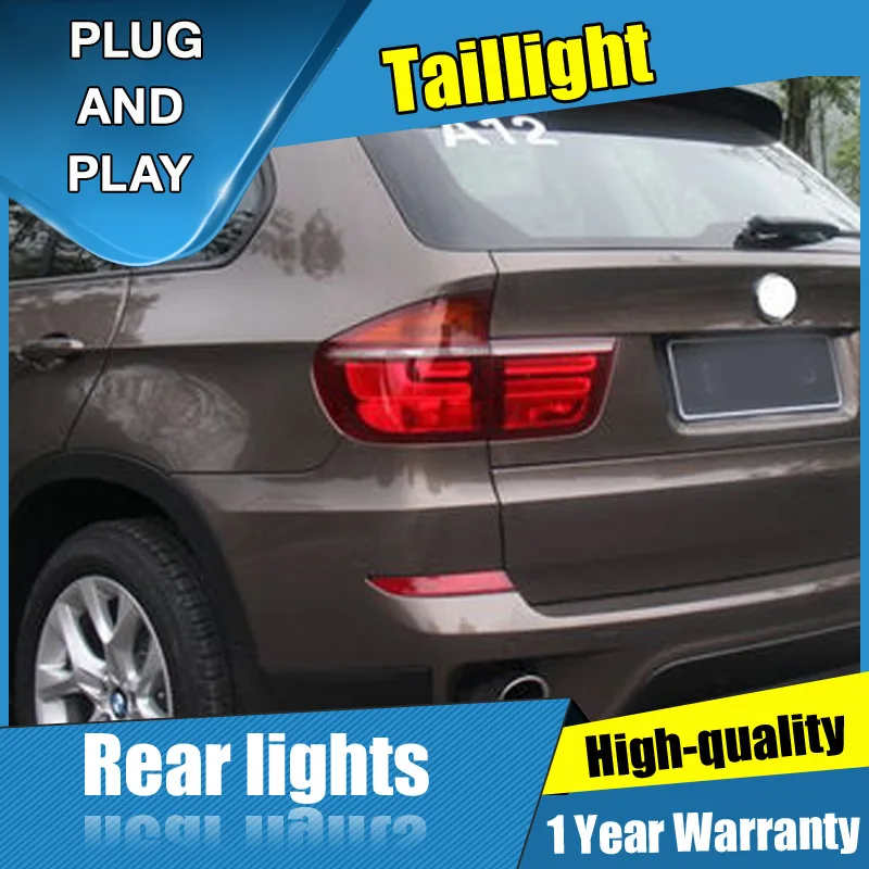 4 шт. автостайлинг для BMW X5 e70 задсветильник s 2007-2011 светодиодная задняя лампа +