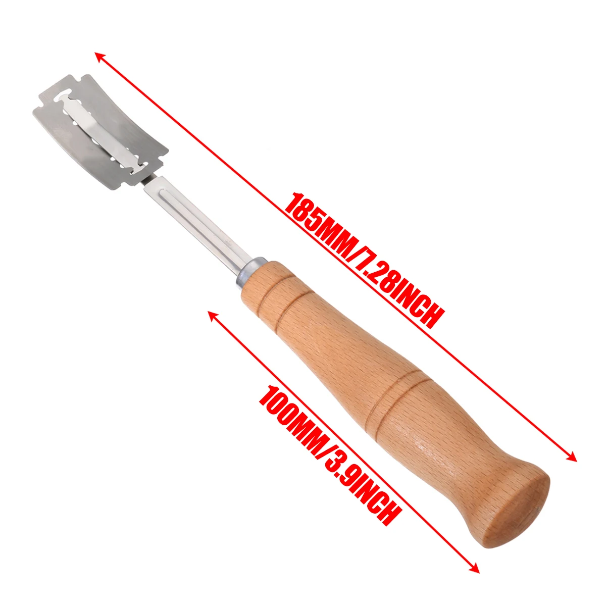 Для Выпечки изогнутый хлеб тесто резак с деревянной ручкой Кондитерские резки