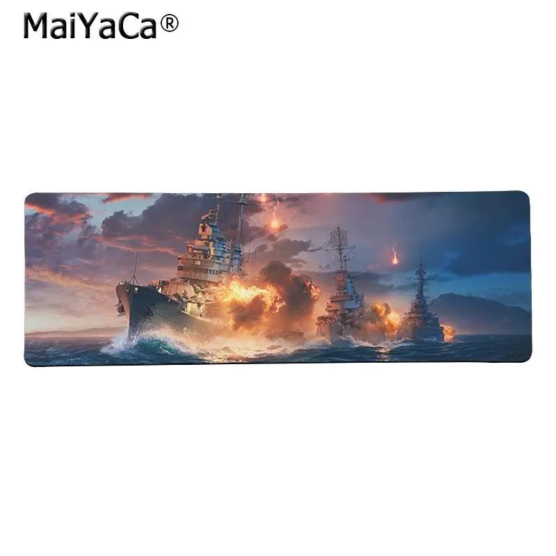 MaiYaCa высокое качество мир военных кораблей игра DIY дизайн игровой с узором коврик