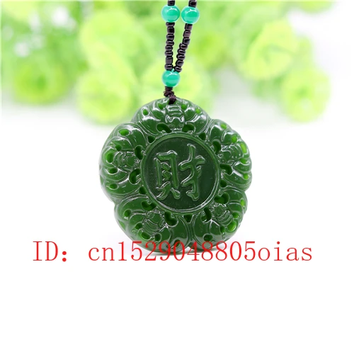 Натуральный зеленый китайский нефритовый летучая мышь кулон ожерелье Шарм