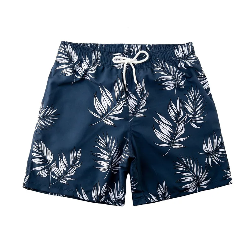 Calção de Praia Bermuda de Praia com Secagem Rápida para o Verão Masculino