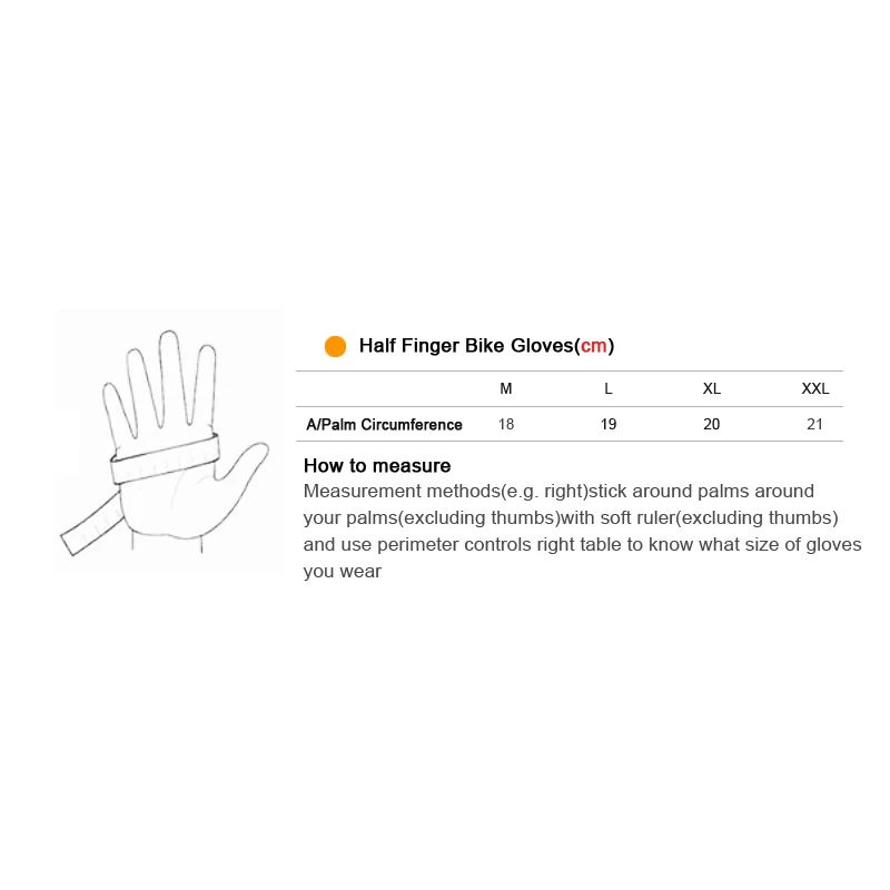 

Half Finger Cycling Gloves Men Women Sports Moutain Bicycle Glove Anti-skid Shock Absorption Mtb Road Bike Gloves