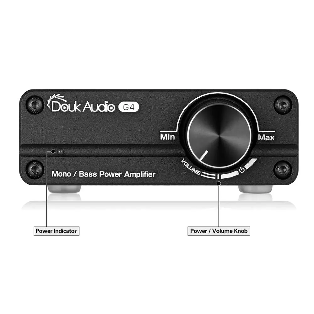 Douk Audio G4 мини сабвуфер/полночастотный моноканальный цифровой усилитель HiFi 100 Вт