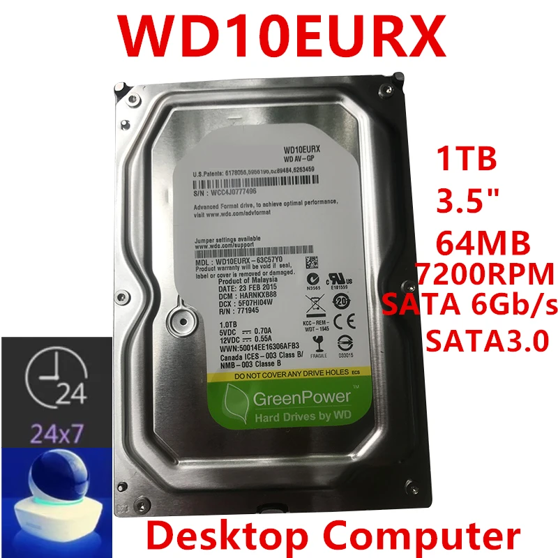 Kaufen Neue HDD Für WD Grün 1TB 3.5
