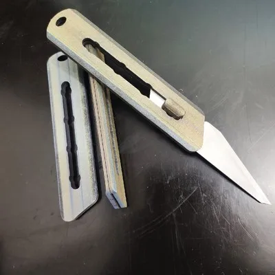 Многофункциональный нож из титанового сплава двухтактный держатель лезвия для