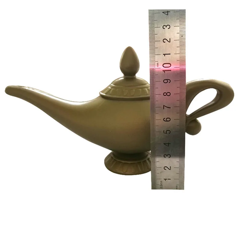 

Plastic Cosplay Magic Halloween Christmas Panto Arabian Lamp Tea Pot Cartoon Genie Lamp Movie Decorations Home Party Ornaments