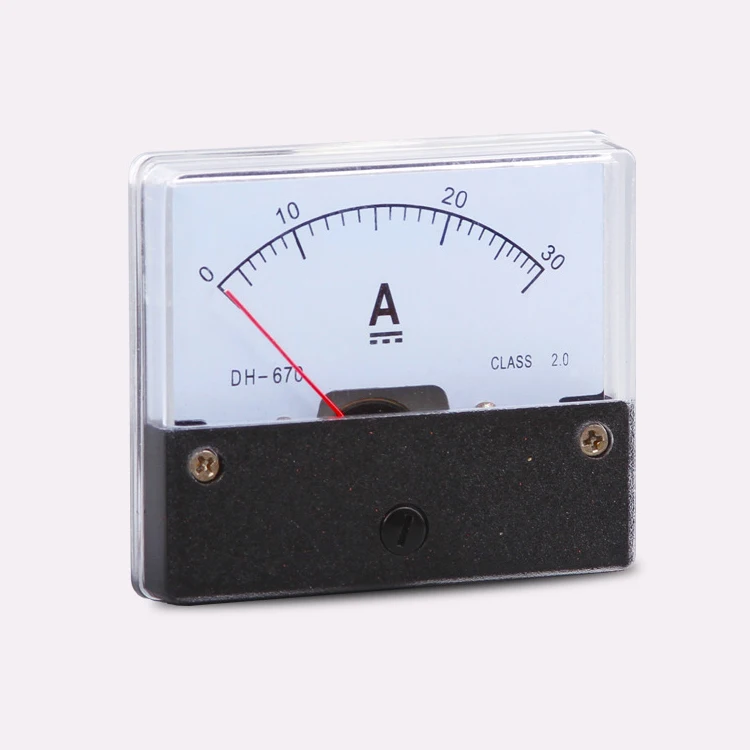 AC 0 30A 1A 2A 3A 5A 10A 20A 50A Аналоговый амперметр Панель Ампер Измеритель тока DH 670
